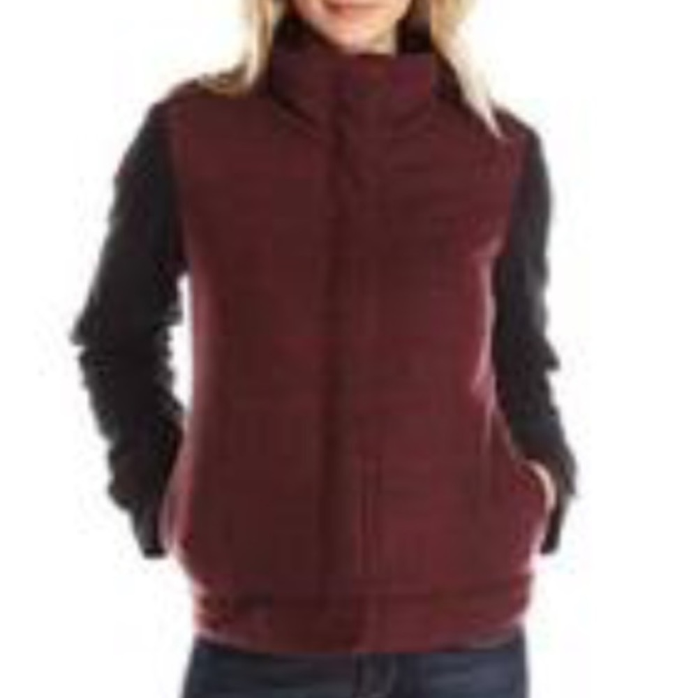 prAna Caprise Redberry Convertible Coat Sz XS - Picture 2 of 9